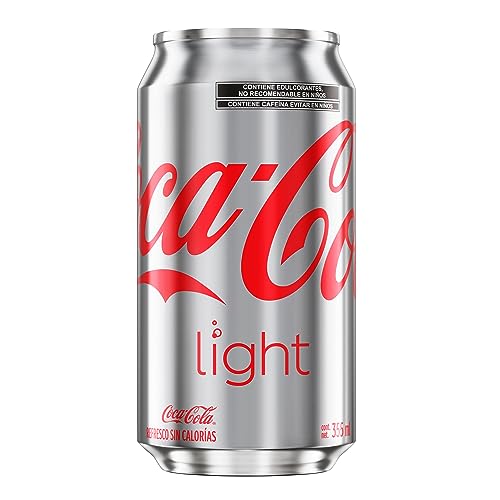 Lista de Coca C del mes. 39 Coca-Cola Light - 1 Pack x 24 Latas de 235 ml c/u, Total: 5.64 L
