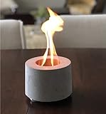 Colsen Tabletop Rubbing Alcohol Fireplace Indoor Outdoor Fire Pit Portable Fire Concrete Bowl Pot Fireplace