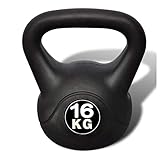 1 pesa rusa de 16 kg Bench KettleBell Home Gym Ejercicio Fitness Kettlebell Equipo Pesos 16kg