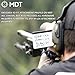 MDT Hunting Firearm Data Card Holder with Wet Erase Marker and Card, Custom fit 180 Arc, Black (105493-BLK)