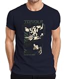 Giyu Tomioka Kimetsu no Yaiba Demon Slayer Anime Regalo Camiseta Hombre, azul marino, XL