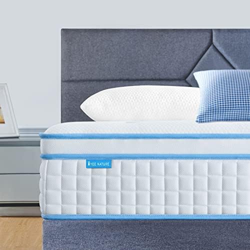 Full Size Mattress, JINGWEI 8 inch CoolingGel Memory Foam Mattress in