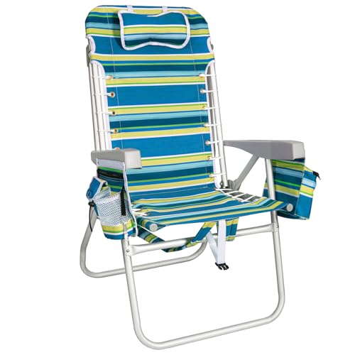 Romswi Tall Wide Beach Chair