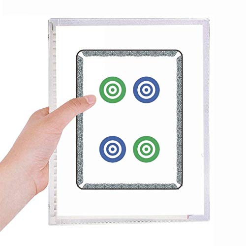 Carnet rechargeable Mahjong Circle Dot à 4 carreaux pour structurer vos pensées