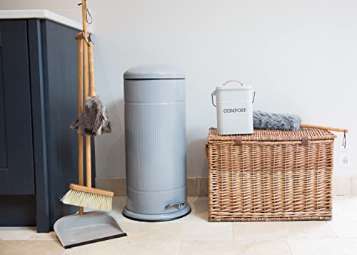 KitchenCraft Lobby Besen und Kehrschaufel, Große Kehrschaufel und langstieliger Besen zum Aufkehren, Living Nostalgia Design Kollektion, 23L x 5W x 99H cm, 1 Set – Bild 6