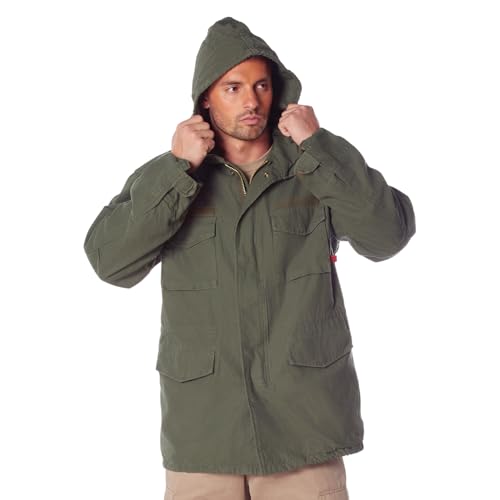 Image of Rothco Vintage Field Jacket | Men's Rugged All-Season Classic Style Outdoor Coat, Cold Weather Protection
