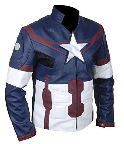 Kids Super America Hero Captain Leather Jacket For Boys2