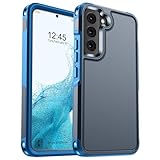 zapica Designed for Samsung Galaxy S22 Case,12 FT Military Grade Drop Protection,Dual Layer Heavy Duty Protective Phone Case for Galaxy S22 6.1 inch,Deep Blue