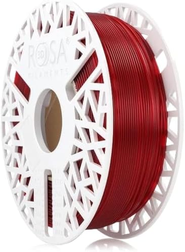 Filament ROSA 3D FILAMENTS PETG High-Speed Czerwony Przezroczysty (RED TRANSPARENT)