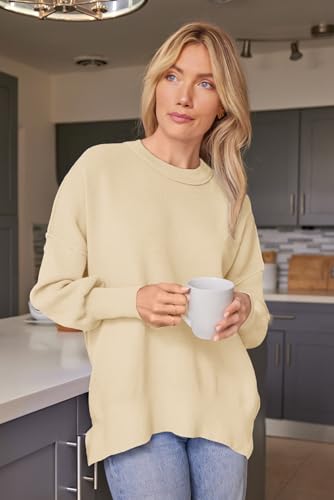 Image of EFAN Womens Oversized Sweaters Batwing Sleeve 2026 Fall Fashion Outfits