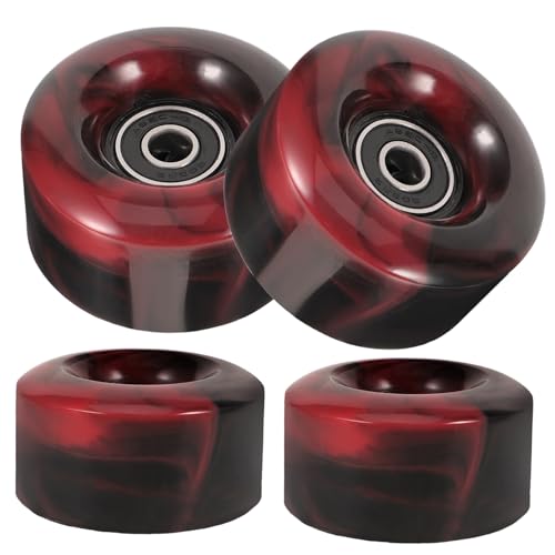 Roues de patins à roulettes femme et rechange de skateboard extérieur bicolore
