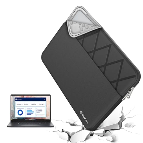 Image of Smatree Laptop Sleeve for 14 inch DELL Latitude /ACER Spin | for 14 inch DELL Latitude 9450 /9440 2-in-1,ACER Spin 3 SP313-51N-50R3 2 in 1, Protective Laptop Case with Pocket (E411)