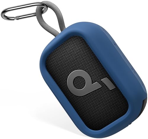 Image of Geiomoo Silicone Case for Anker Select 4 Go Speaker, Protective Portable Scratch Shock Resistant Cover (Navy Blue)