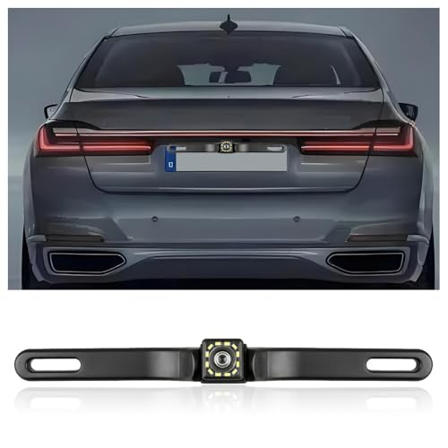 Backup Camera for Car,Ultra HD Reverse Camera with 12 Led,150°Wide View Angel Car Rear Camera,Universal Car Essentials for Avoiding Blind Spots in Reverse (12 Lights)