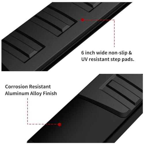 2pcs Barras Laterales 6" Aluminio Chevrolet Silverado miniatura 3