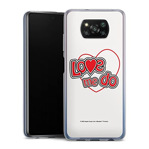 DeinDesign Coque en Silicone Compatible avec Xiaomi Poco X3 Pro Etui Silicone Coque Souple Love Me Do The Beatles Musique - Les Beatles, Paul McCartney, John Lennon, RIngo Starr, George Harrison DeinDesign Coque en Silicone Compatible avec Xiaomi Poco X3 Pro Etui Silicone Coque Souple Love Me Do The Beatles Musique