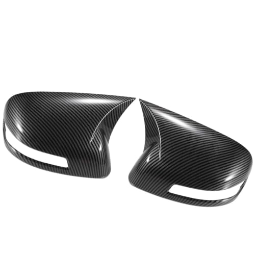 Coque rétroviseur anti-rayure paire de garniture carbone noire Civic 2012-2015