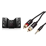 Compatible con entradas de audio a la derecha y a la izquierda y con dispositivos con una entrada estándar auxiliar de 3,5 mm (usada normalmente para auriculares).