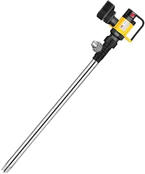 KCNN Portable Electric Fuel Pump Barrel Pump, Electric Oil Pump, 130L/min High Suction Fuel Barrel Pump, Rechargeable/Fuel Pump, High Viscosity Liquid Fuel Pump 3m Hose/Stainless Steel Pipe/1000w