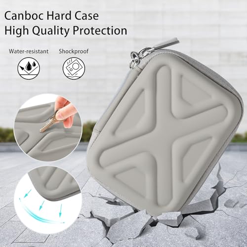 Funda para cámara digital compacta y portátil gris miniatura 6