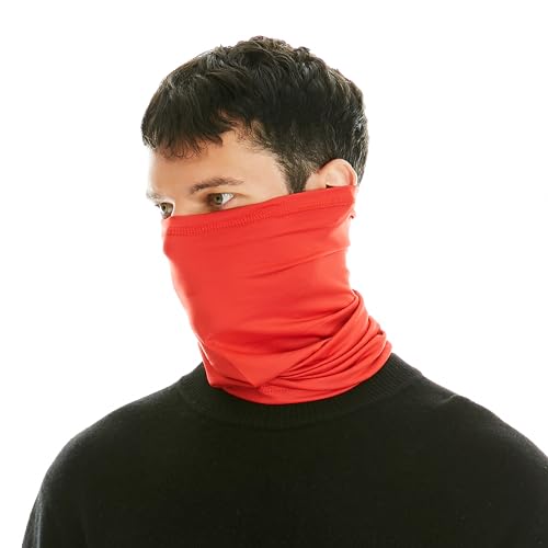 Image of UV Protection Cooling Neck Gaiter Face Mask Scarf for Men - Windproof Neck Cover Bandana Neck Warmer Mask