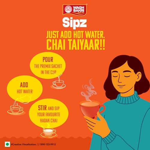 Wagh Bakri Instant Masala Chai Premix Sachets