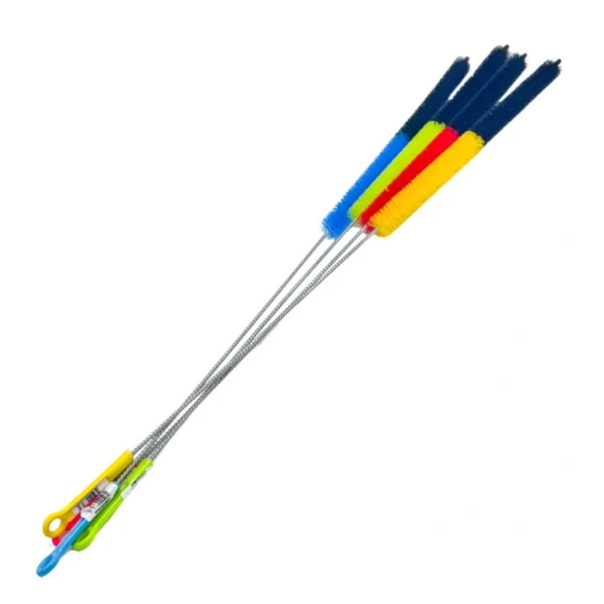 Cyril Large Steam Cleaning Brush 27 Flexible Foam Sponge Ergonomic Handle Multi-Color Design Ideal for Thorough Hookah Maintenance