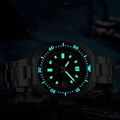 ADDIESDIVE Automatic Dive Watch for Men H8 Stainless Steel Wrist Watch Mechanical NH35A Clean Dial Synthetic Sapphire Sterile Without