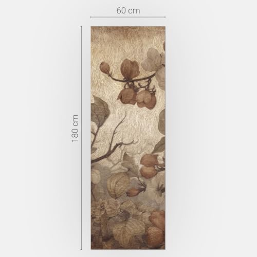 Décoration couvrant entièrement le réfrigérateur motif fleurs 180cm