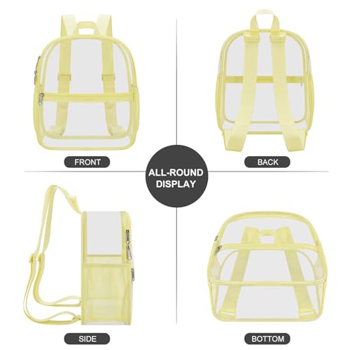 USPECLARE Clear Backpack Stadium Approved 12X11x6, Waterproof Clear Bag Stadium Backpack for Concert Work Sport Event 5