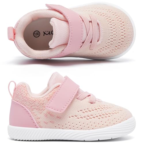 Image of MORENDL Toddler Sneakers Baby Boys & Girls Barefoot Shoes Lightweight Breathable Walking Running Tennis Athletic Sport Shoes