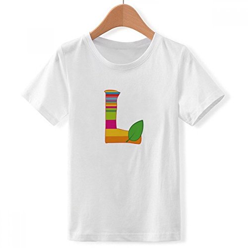 T-shirt enfant alphabet orange mignon pour illuminer sa garde-robe