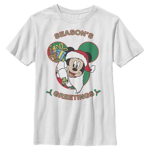 T-shirt Mickey Disney blanc en maille douce de taille XS