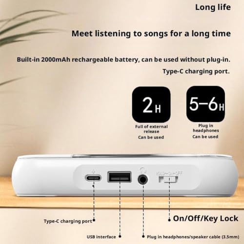 Lecteur CD portable Bluetooth pour écouter vos disques sans chaîne audio encombrante