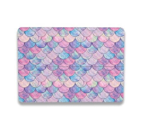 Image of MightySkins Carbon Fiber Skin Compatible with Microsoft Surface Laptop Studio 2 (2023) Full Wrap Kit - Mermaid Scales | Protective Durable Textured Carbon Fiber Finish | Made in The USA