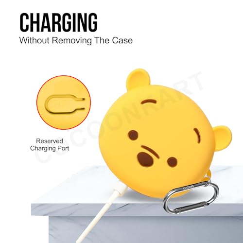 Image of Cartoon Silicone Case Cover for Samsung Galaxy Buds Core (2025) (Yellow Bearr)