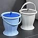 Chamber Pots with Lid, Portable , Spittoon Toilet, Bedroom Urinal, Plastic Spittoon Pee Pot Bucket, Bedside Night Urinal for Adult Patient Elderly Women Blue