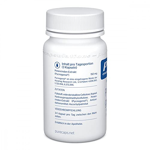 Pinienrindenextrakt Pure Encapsulations Pycnogenol 50 mg 60 Kapseln