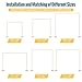 Wokceer 10x10 FT Backdrop Stand Heavy Duty Pipe and Drape Kit, Adjustable Gold Backdrop Stand for Wedding Birthday Party Photography Photo Booth Background Christmas Decoration