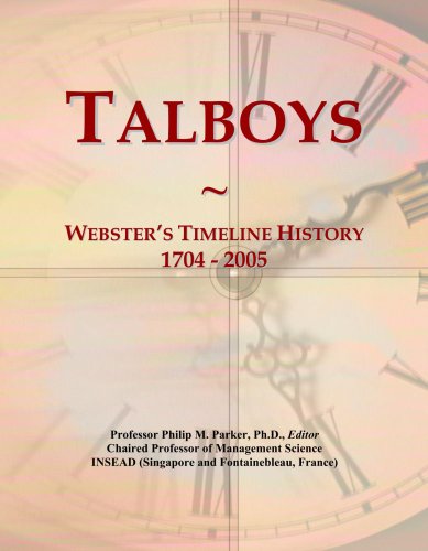 Talboys: Webster's Timeline History, 1704 - 2005