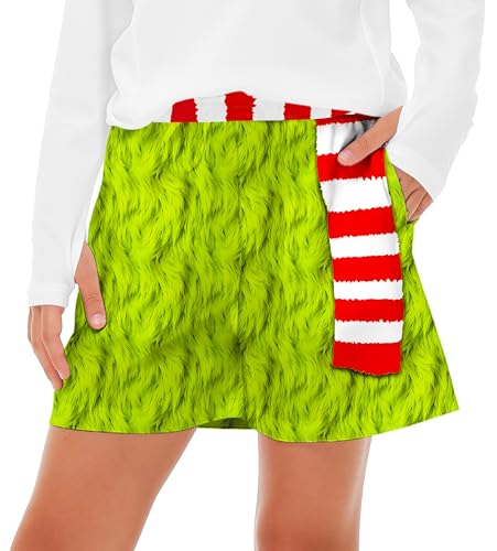 AOBUTE Kid's Christmas Boxers Xmas Print Swim Trunks Drawstring Novelty Lounge Shorts 5-14 Years2