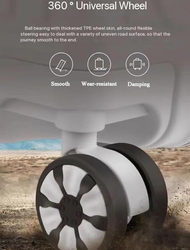 ANIIC Luggage Suitcases With Wheels 2 Piece Set Spinner Suitcase With Password Lock Carry On 14inch Cosmetic Bag Suitcase Spinner Luggages (Color : G, Size : 26in)4