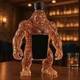 ✈【Large utilisation】 : Cette bouteille à l'effigie d'un homme ancien et d'un orang-outan peut non seulement contenir du whisky, mais aussi du vin, de la bière ou toute autre boisson de votre choix, vous permettant ainsi de déguster votre boisson préférée avec élégance.