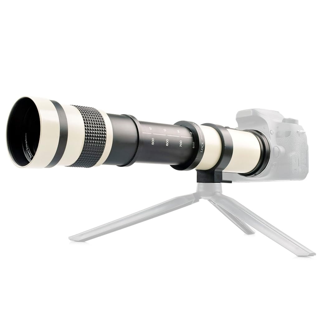 Teleobiektyw z zoomem 420-800 mm F/8.3-16 do montażu T do aparatów DSLR Akcesoria
