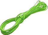 B2BPlusC Ultra Light Dyneema Reflective Green Rope 1/16 Inch Diameter | 440lbs Breaking Strain | Tent Guy Guide Rope | Suitable for Sailing, Dinghy, Yachting, Cruising, Racing - 30 Feet