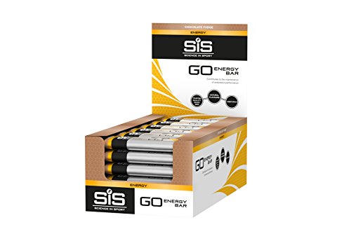SIS Go Energy Bar High Carb Fruit infused Energy bar Nut free Vegan Wheat free 26G Carbohydrates 45G Protein Pack of 30 Chocolate fudge flavour