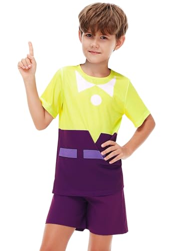 Image of Deerose Kids Halloween Clothing Set Funny Party Outfits Cartoon Tshirt Dress 3-14 Years