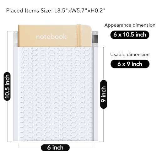 Fuxury Bubble Mailer 6X10 Inch 100 Pack White Bubble Mailers Usable Size 6X9 Inch Self Seal Padded Mailing Envelopes Opaque Bubble Padded Mailer thumb #1