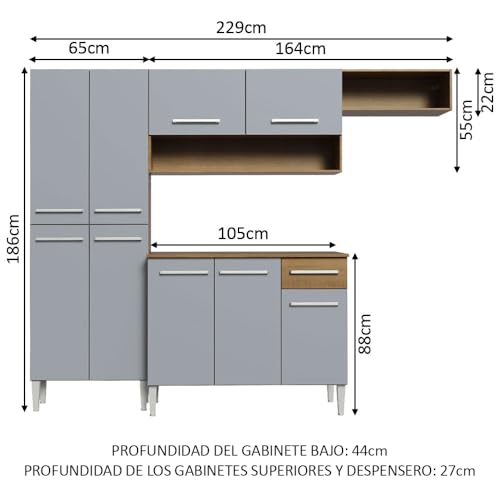 Catálogo de Cocina Integral para Parrilla al mejor precio. 26 Cocina Integral para Parrilla marca Madesa (2)