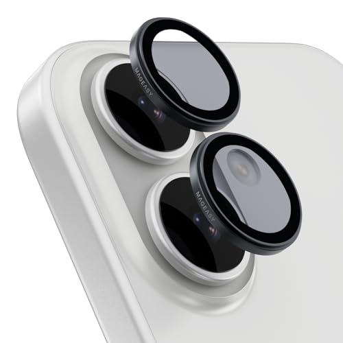 MAGEASY iPhone 17�p �J���������Y�v���e�N�^�[ - �T�t�@�C�A�ƍq��O���[�h�̃A���~�j�E���� �����K���X�������Y�v���e�N�^�[�������� ���t���ȒP | Lenz (�X���[�L�[�u���[)